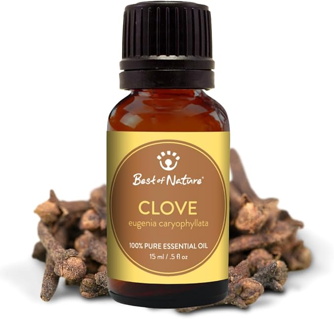 Clove Bud Essential Oil for Diffuser Aromatherapy – Best of Nature 100% Pure Undiluted Oils for DIY, Home Fragrance, and Topical Use