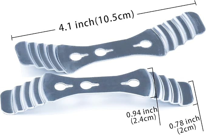 20pcs Metal Candle Wick Holder, Candle Wicks Centering Tools, Wick Setter, 3 Holes Stainless Steel Device for DIY Candle Making Supplies.