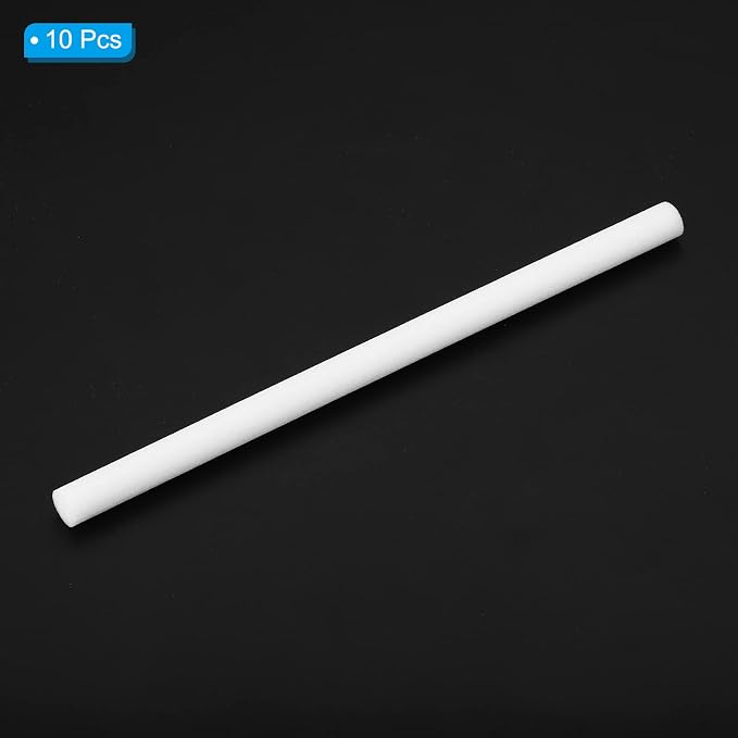PATIKIL Humidifier Cotton Filter Sticks, 10 Pcs Refill Sticks Filter Wicks Replacement for USB Mini Humidifiers Portable Diffuser (5.31'' x 0.28''), White