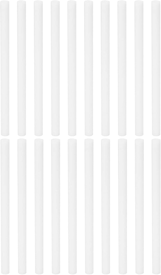 PATIKIL Humidifier Cotton Filter Sticks, 20 Pcs Refill Sticks Filter Wicks Replacement for USB Mini Humidifiers Portable Diffuser (4.72'' x 0.28''), White