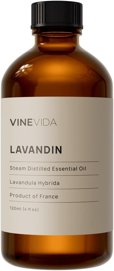 VINEVIDA Lavandin Essential Oil 4 oz - Undiluted Lavandin Oil - DIY Candle Scents for Candlemaking - Essential Oil for Soap Making
