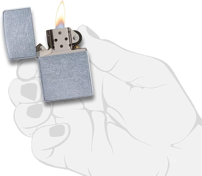 Zippo Classic Street Chrome Pocket Lighter