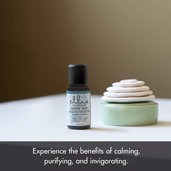 Ellia Juniper Berry Diffuser Essential Oil | 15ml, 100% Pure, Therapeutic Grade