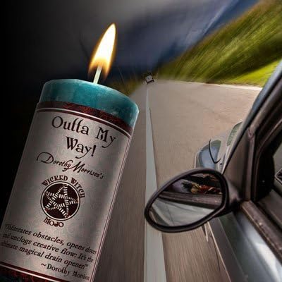Outta My Way Wicked Witch Mojo Candle