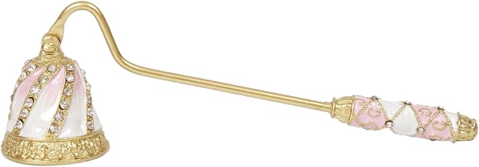 bordorsse Candle Snuffer, Candle Extinguisher with Long Durable Handle, Vintage Wax Snuffer, Decorative Wick Snuffer, Perfect for Candle Lovers as Gifts