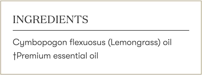 Young Living Lemongrass Essential Oil | 15 ml | Fresh Citrus Aroma for Diffusers, Massage & Aromatherapy | Cymbopogon Flexuosus Botanical Oil | Bright Lemon Scent | Seed to Seal Quality