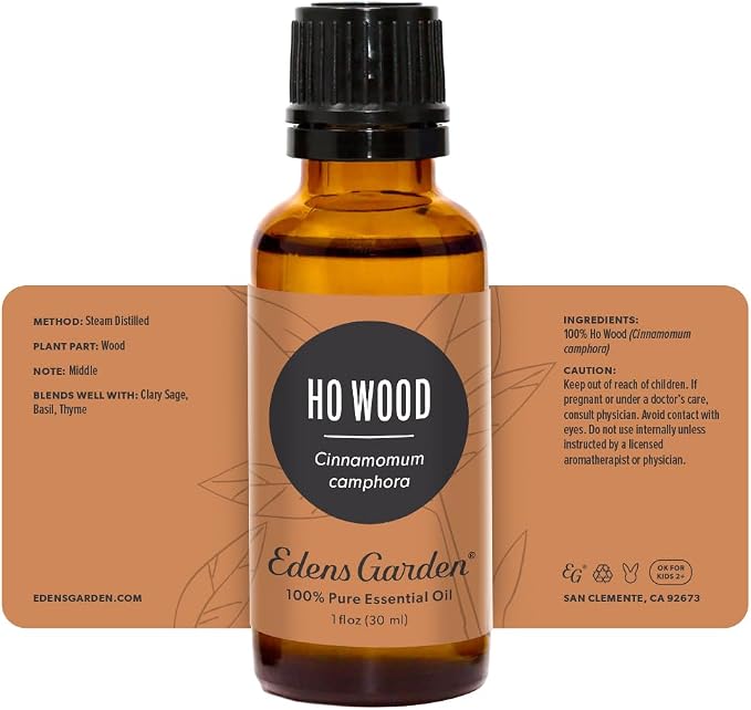 Edens Garden Ho Wood Essential Oil- 100% Pure Premium Grade, Undiluted, Natural, Therapeutic, Aromatherapy, The Best for Diffuser, Skin, Candle, Humidifiers 30 ml (1 fl oz)
