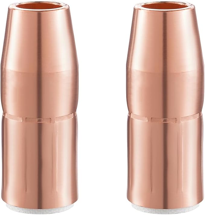 MIG Welding Nozzle N-A5800C for Miller AccuLock S Large 5/8" Orifice Flush Tip Use With D-MA250 Diffuser (2-PK)