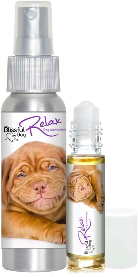 The Blissful Dog Douge de Bourdeaux Relax Roll-ON Aromatherapy for Dogs - Anxiety Relief for Dogs