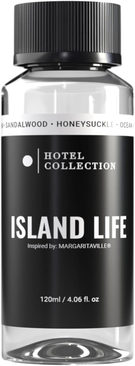 Hotel Collection Diffuser Oil - Island Life - Aromatherapy Essential Fragrance Oil - Ocean, Sandalwood and Honeysuckle - 120ML 4.1 Fl oz