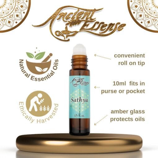 Ancient Essence's Essential Oil, Sathya, 0.33 Ounce