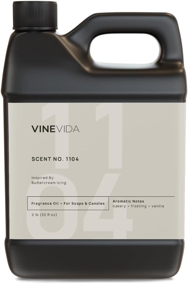 VINEVIDA [32oz] Buttercream Icing Fragrance Oil for Candle Making and Soap Making - Premium Candle Scents for Soy Candles