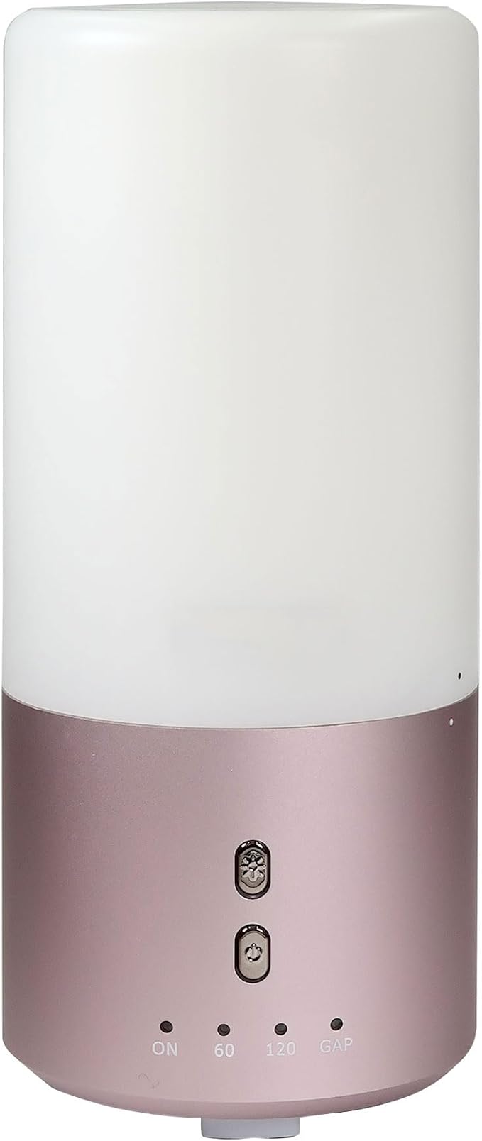IceLabs Essential Oils Aluminum Alloy Ultrasonic Aromatherapy Aroma Diffuser with 7 LED Changing Color Lights (Rose Gold)