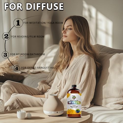 Mango Essential Oil, Mango Oils, for Diffuser, Humidifier, DIY Candles, Soap, Bath, Home, Office, Gift, Essential Oil, GV77ZF Mango Fragrance Oil - 16 fl oz (480 ml)