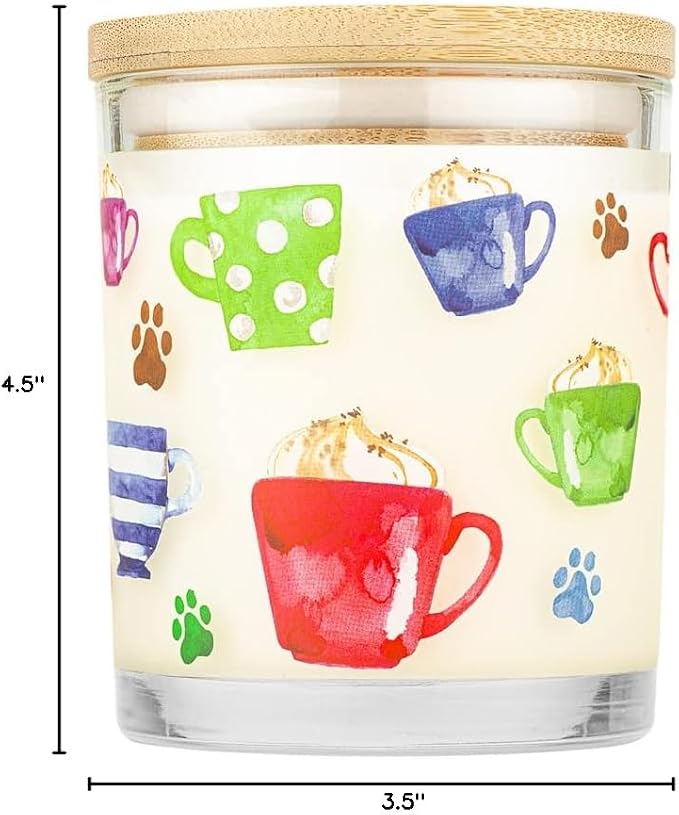 Pet House Pet Odor Candle Plant Based Hot Chocolate Candle Clean Burning, Long Lasting for Home, Hot Cocoa 2 Pack