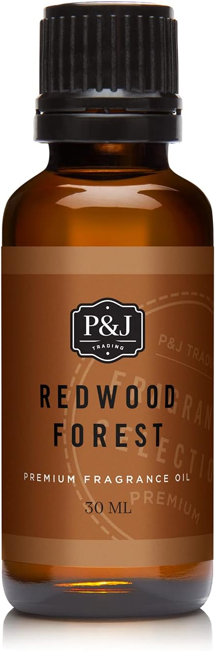 P&J Trading - Redwood Forest Scented Oil 30ml - Fragrance Oil for Candle Making, Soap Making, Diffuser Oil