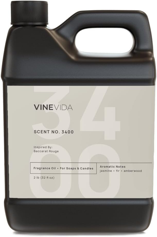 VINEVIDA [32oz] Scent No.3400 Fragrance Oil for Candle Making and Soap Making - Premium Candle Scents for Soy Candles