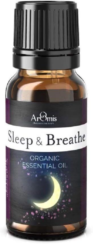 ArOmis Sleep & Breathe Essential Oil Blend - 100% Pure - 10ml (.34 fl Oz), Blend Perfect for Aromatherapy Diffuser