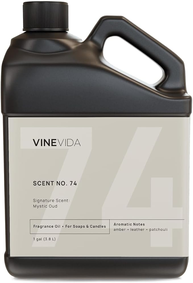 VINEVIDA [128oz] Scent No.74 Fragrance Oil for Candle Making and Soap Making - Premium Candle Scents for Soy Candles