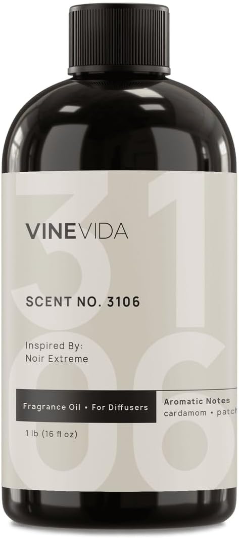 VINEVIDA [16 Oz] Inspired by: Noir Extreme; Diffuser Oil Refill | Premium Scent Diffuser Oil for Home | Non-Toxic Fragrance