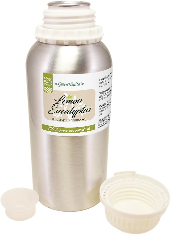GreenHealth Lemon Eucalyptus Essential Oil - 16 fl oz - Aluminum Bottle
