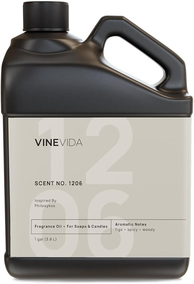 VINEVIDA [128oz] Scent No.1206 Fragrance Oil for Candle & Soap Making - Made in USA Natural Candle Scents