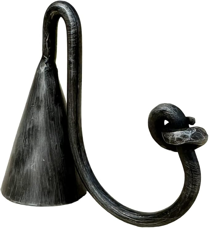 Living Ideas Iron Candle Snuffer Handmade 100% Iron Metal Material Black Antique Finish