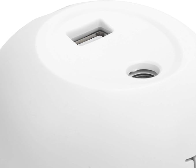 DC5V 220ml Aroma Diffuser Humidifier Essential Oil Diffuser with LED Night Light Portable USB Plug in Desktop Humidifier Office Home Car Use(White)