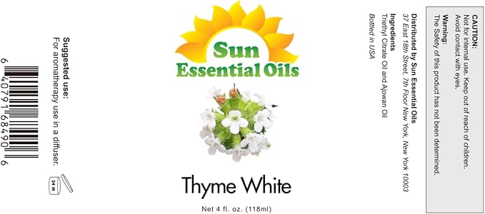 Thyme (Large 4 Ounce) Best Essential Oil