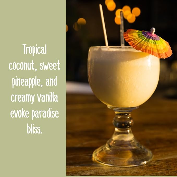 Pina Colada from Our Beach Collection - Perfect for Adding Aroma to Freshies, Candles, Soaps, and Diffusers - 4 oz
