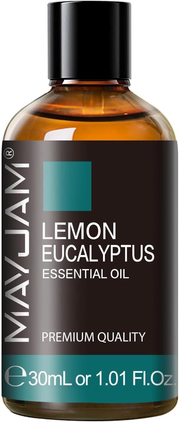 MAYJAM Lemon Eucalyptus Essential Oil 30ML - 1.01FL.OZ Pure Lemon Eucalyptus Oil for Soap Candle Making - Essential Oils for Diffusers for Home