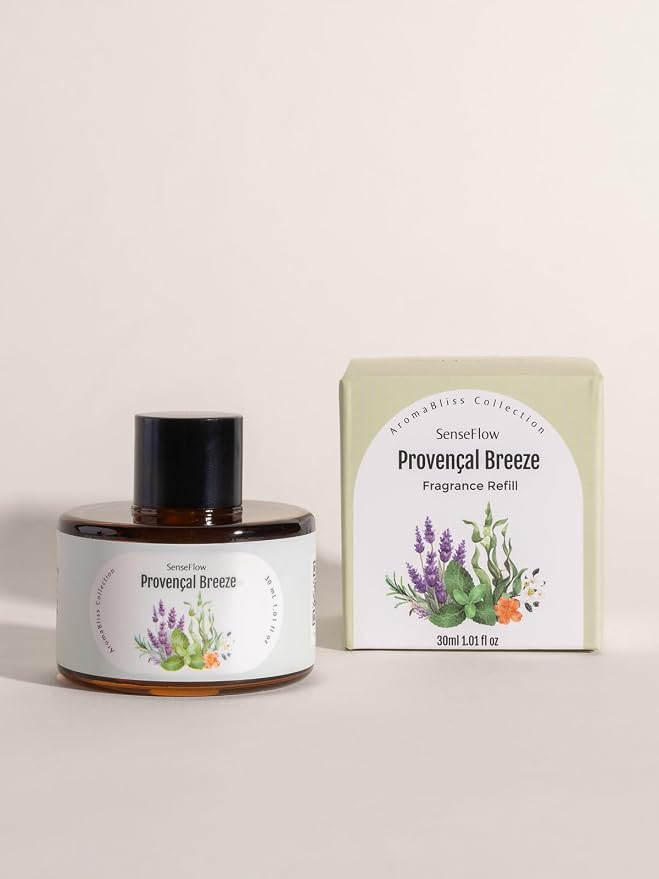 Essential Oil Refill 1.02oz/30ml for SF101/SF101S Waterless Aromatherapy Diffuser, Covers 1000 Sq Ft, 120-Day Natural Scent 1 Pack,Provençal Breeze