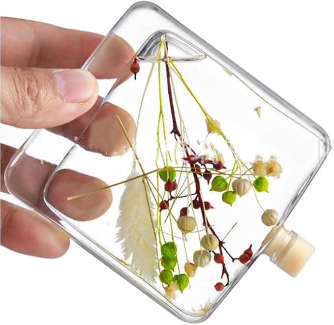 100ML/3.3OZ Clear Glass Diffuser Bottles Square Empty Essential Oils Refill Replacement Scent Fragrance Reed Diffuser Jars DIY Perfume with Dry Flower Home Decor Wedding Favors Gifts