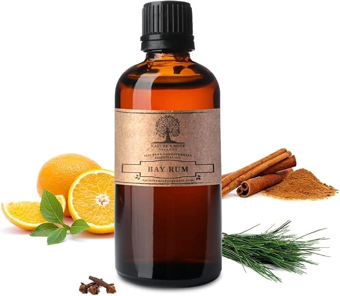 Aromatherapy Essential Oil - 100% Pure Aromatherapy Grade Essential Oil by Nature's Note Organics (10 Ml, Bay Rum)