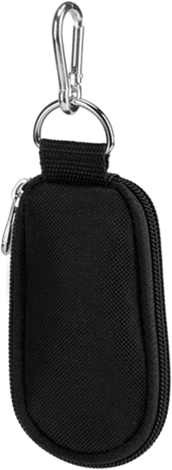10 Holes Essential Oil Carrying Case, Oxford Zipper Essential Oil Travel Case, Portable Essential Oil Storage Bag with Key Chain for Storaging 2/3ml Roller Bottles