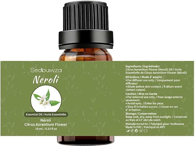 Sedbuwza Honeysuckle Essential Oil, Pure Organic Honeysuckle Fragrance Oil for Diffuser, Humidifier, Soap, Candle, Perfume