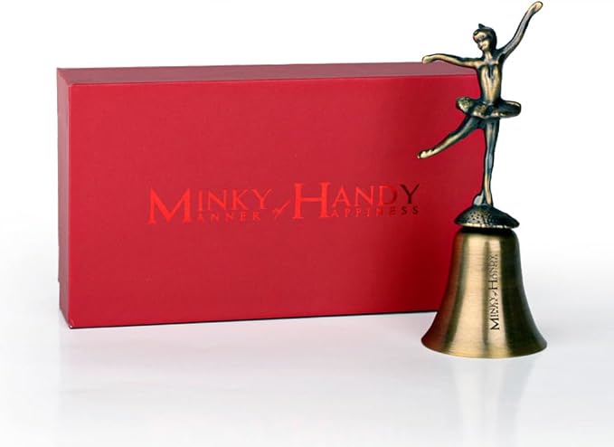 Brass Candle Snuffer Vintage Style - Small Antique Colored Candle Flames Extinguisher - Home Decorative and Unique Gift (Ballerina)