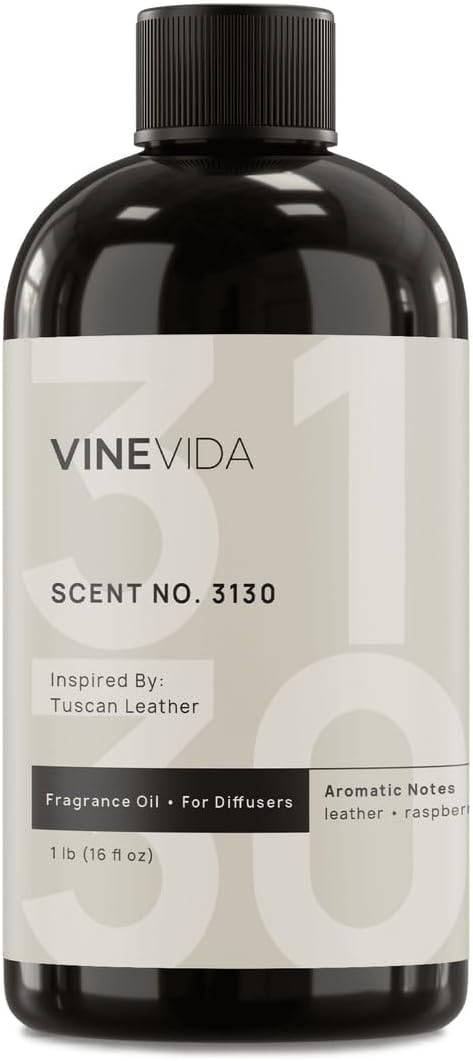 VINEVIDA [16 Oz] Inspired by: Tuscan Leather; Diffuser Oil Refill | Premium Scent Diffuser Oil for Home | Non-Toxic Fragrance