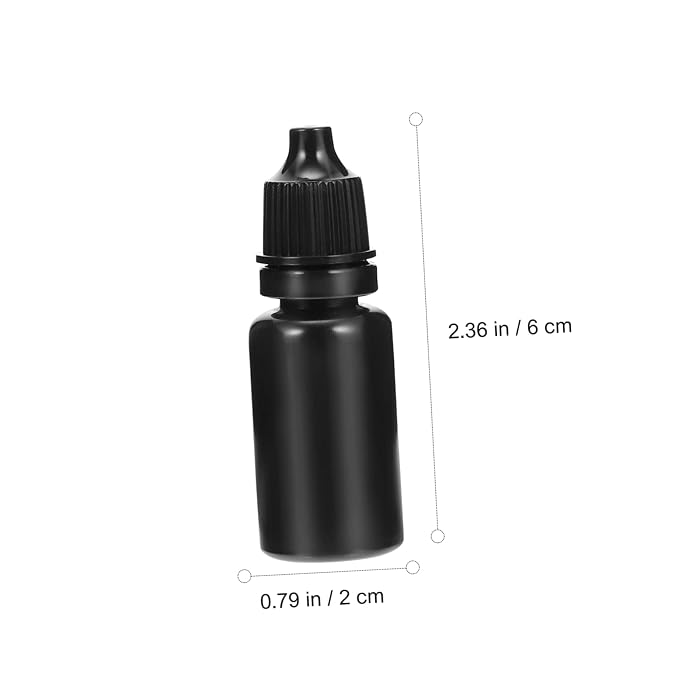 MERRYHAPY 50pcs Refillable Dropper Bottles Portable Empty Containers for Travel Leak Liquid Storage for Beauty and Daily Use