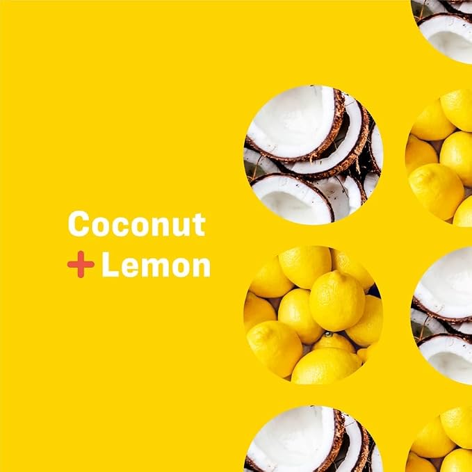 Everyone 3-in-1 Soap, Body Wash, Bubble Bath, Shampoo, 1 Gallon, Coconut and Lemon, made with Essential Oils for Men and Women