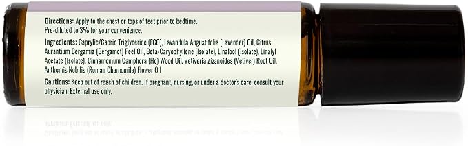 Plant Therapy Blissful Dreams Essential Oil Blend, Relaxation While Supporting Quality Rest, Grounding & Soothing, Bedtime Aroma, 10 mL (1/3 oz) 100% Pure, Pre-Diluted Roll On, Natural Aromatherapy