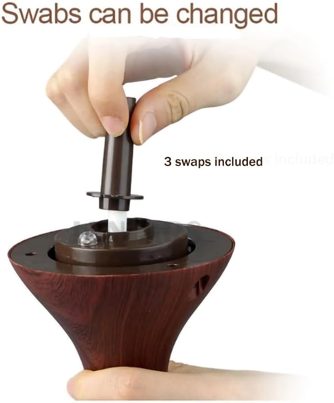 Essential Oil Diffuser 10 Hours One-Fill Diffuser Electronic Ultrasonic Humidifier Aromatherapy Home Essential Oil Cool Mist with 7 Color Lights Auto Shut-Off - 300ML