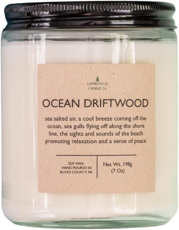 Handmade | Soy Candle (Ocean Driftwood, 8 oz.)