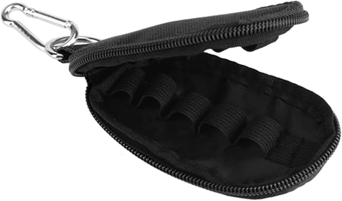 10 Holes Essential Oil Carrying Case, Oxford Zipper Essential Oil Travel Case, Portable Essential Oil Storage Bag with Key Chain for Storaging 2/3ml Roller Bottles