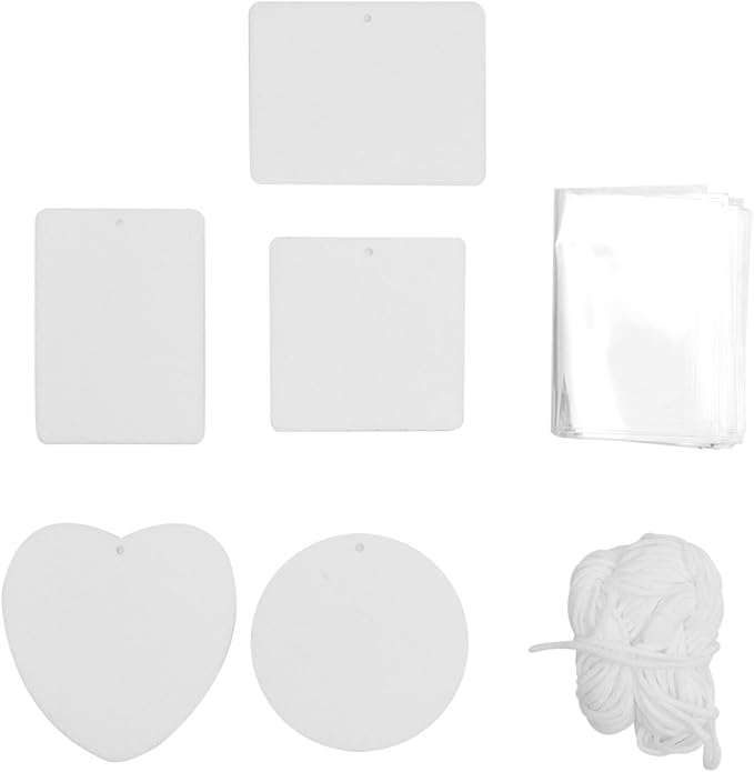 Car Diffuser Pads 61pcs Felt Aromatherapy Replacement Pads Small and Portable Pleasant and Charming Fragrance for DIY Car Air Fresheners