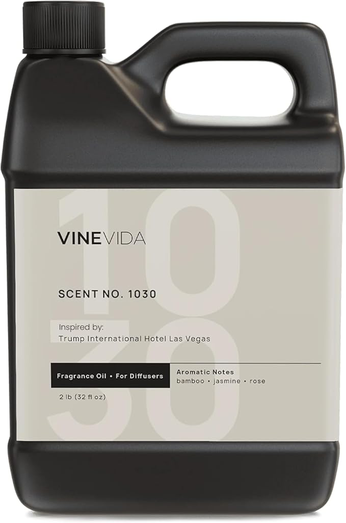 VINEVIDA Scent NO. 1030 Fragrance Oil for Cold Air Diffusers - 32oz (2lbs) - Inspired by Trump International Hotel Las Vegas Hotel Scents for Home - Diffuser Oil
