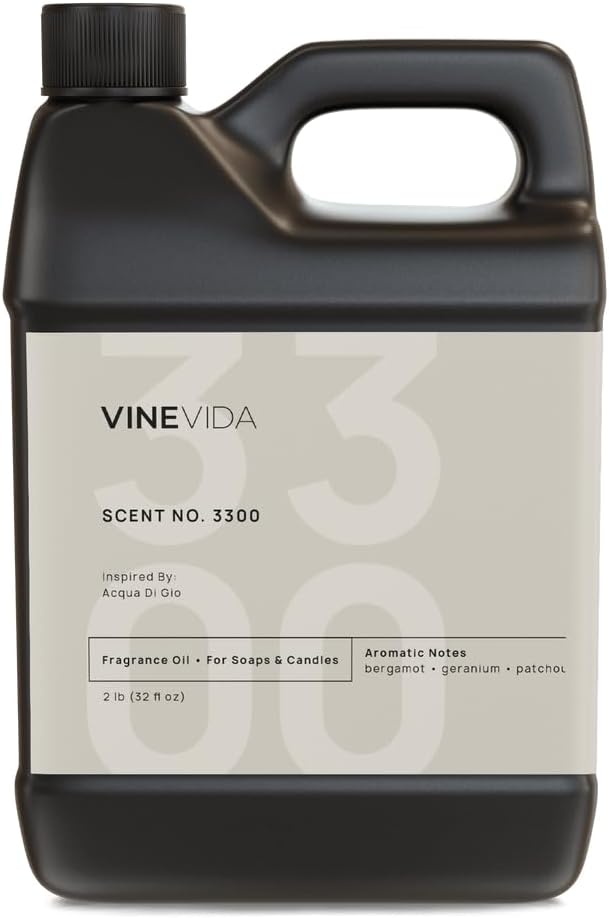 VINEVIDA [32oz] (Our Version of) Acqua Di Gio Fragrance Oil for Candle Making - Made in USA Scents for Soap and Candle Making - Natural Fragrance Oil