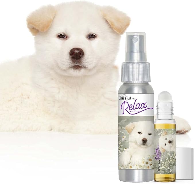 The Blissful Dog Akita Relax Dog Aromatherapy, 0.45-Ounce Roll-On