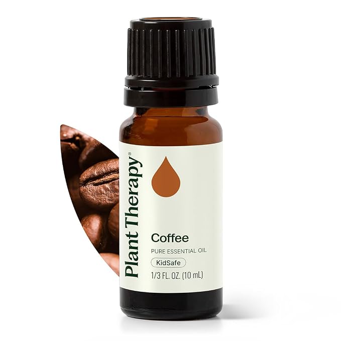 Plant Therapy Coffee Essential Oil 10 mL (1/3 oz), 100% Pure, Undiluted, Natural Aromatherapy, Rich, Cozy Aroma