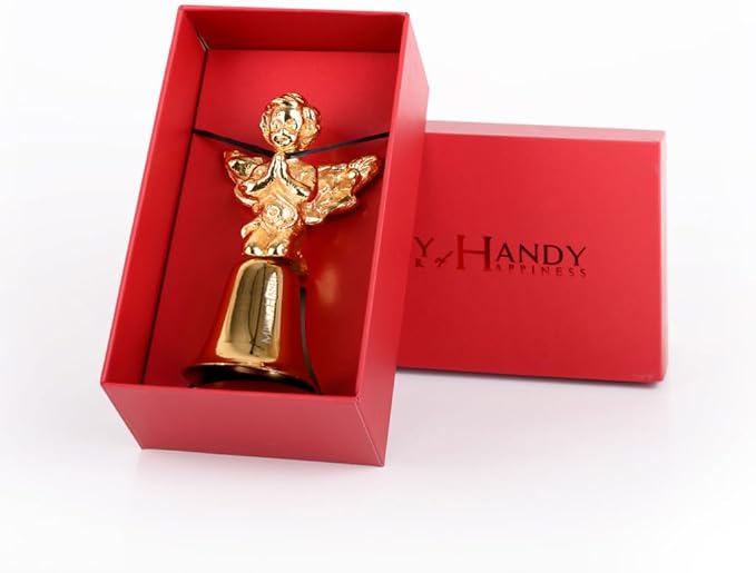 Brass Candle Snuffer with Kneeling Praying Angel, Gold Color Wick Snuffers and Safely Flame Extinguisher, Spiritual Gifts for Women and Men
